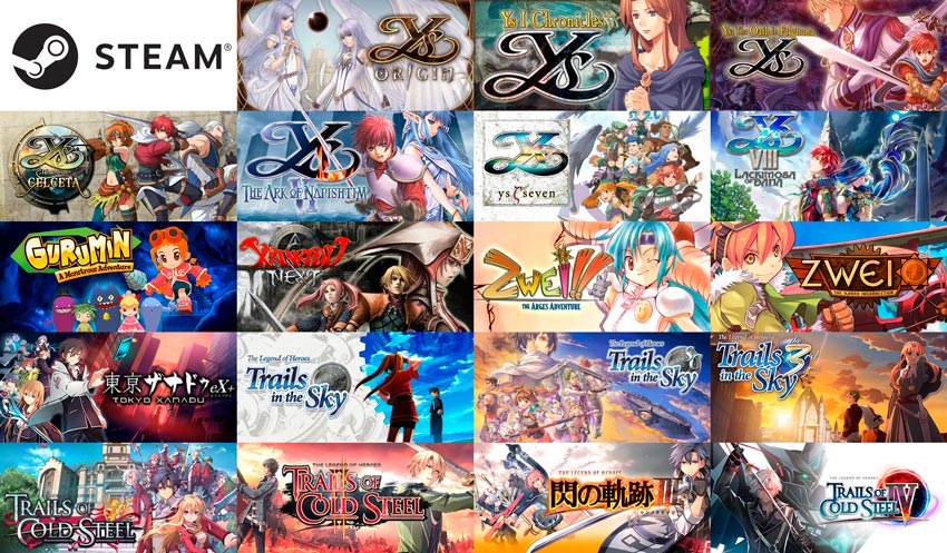 終了 Steamでサマーセール開始 Falcom